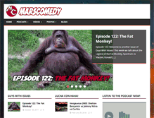 Tablet Screenshot of marscomedy.com